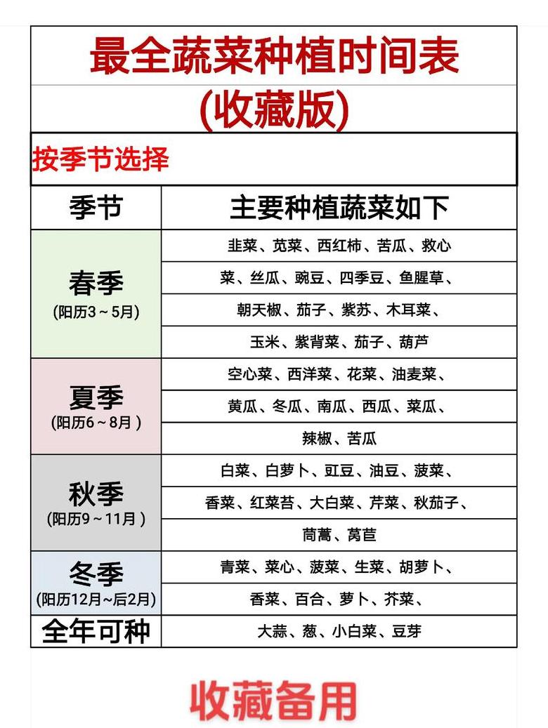 2024年春季蔬菜种植时间规划指南