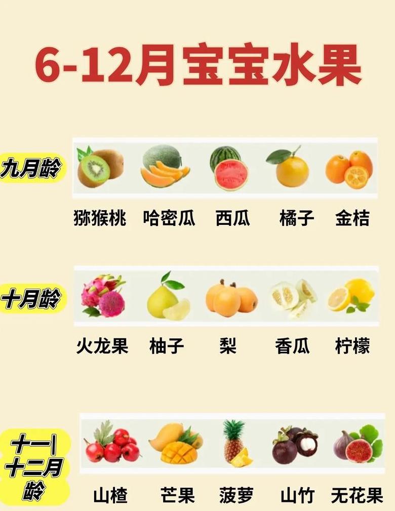 七个月宝宝吃什么水果好