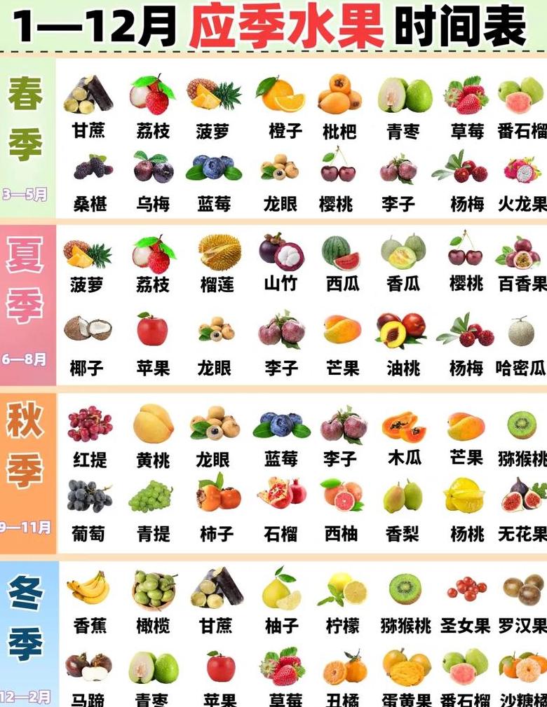广东当季水果季节指南