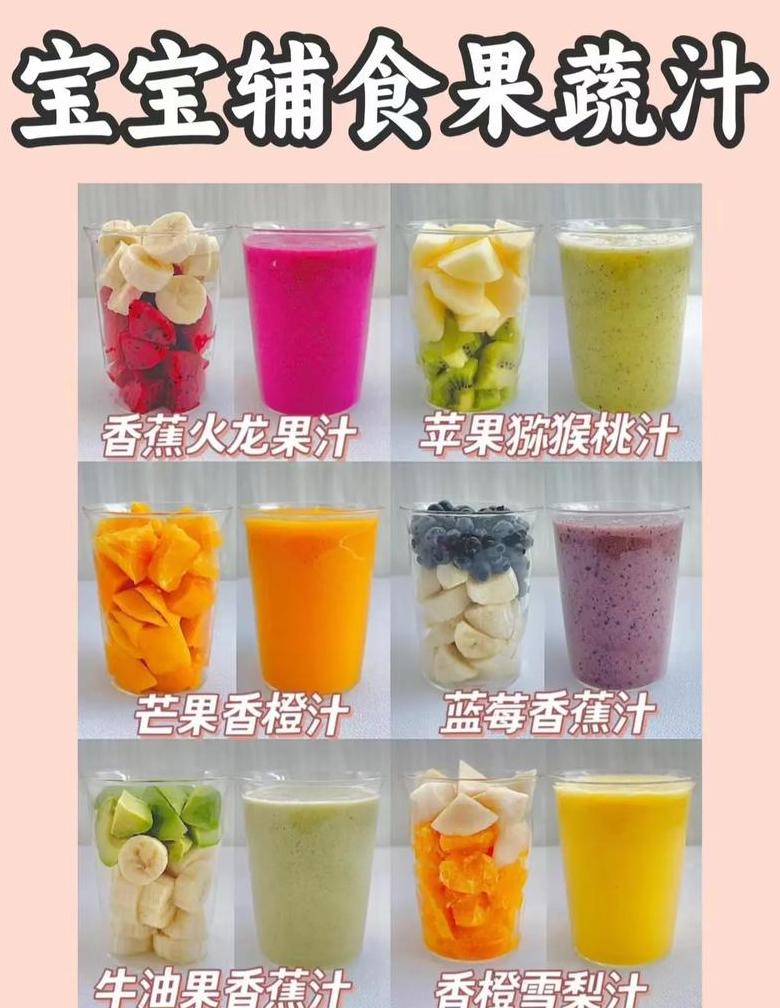 各种水果搭配榨汁大全