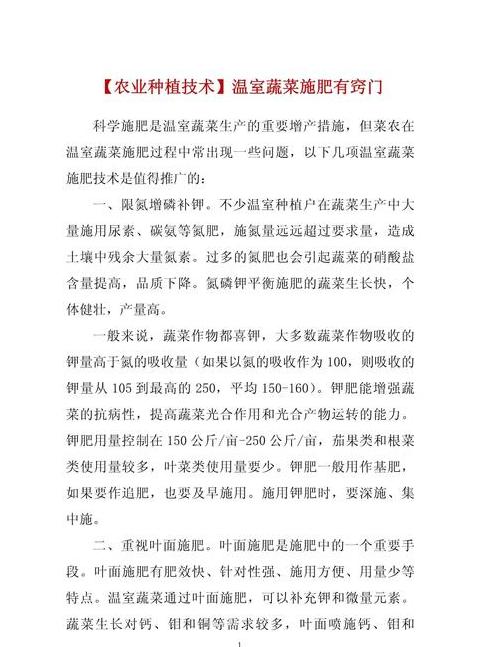 小青菜种植施肥技巧与时间管理