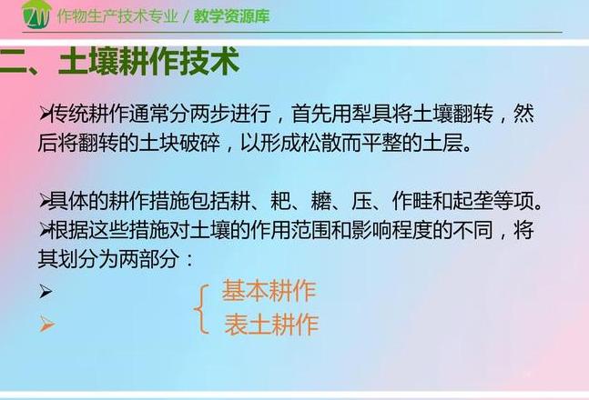土壤耕作方法详解：秋季、春季、夏季三大要点
