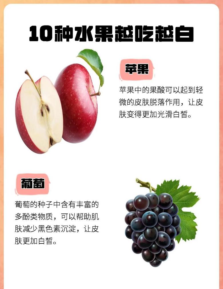水果美白排行榜：盘点美白效果佳的水果
