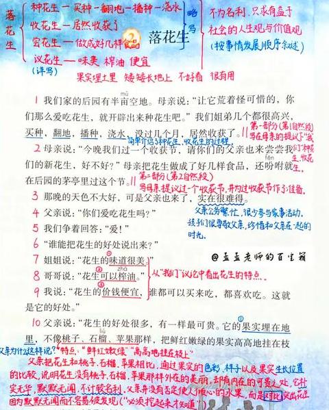 花生小说经典片段精析深度解读三处关键批注
