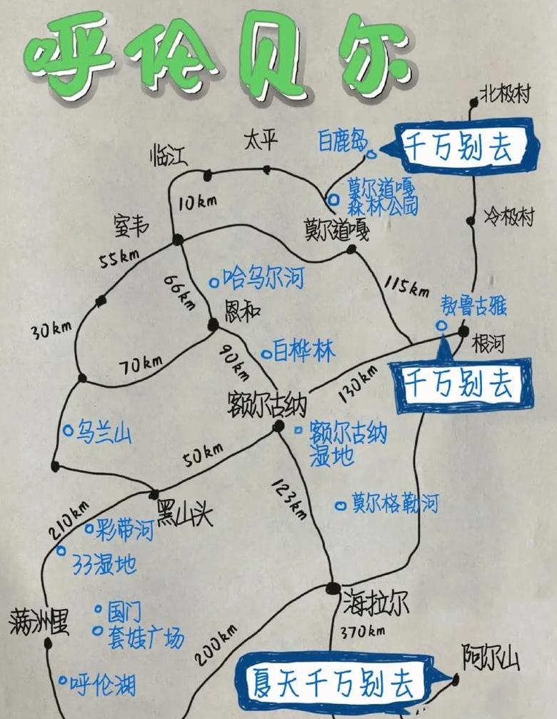北京至呼伦贝尔自驾游路线攻略