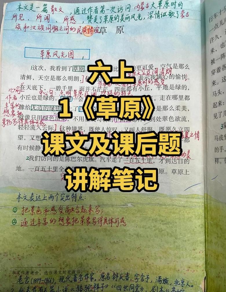 草原课文解析：风光、风情与文化传承