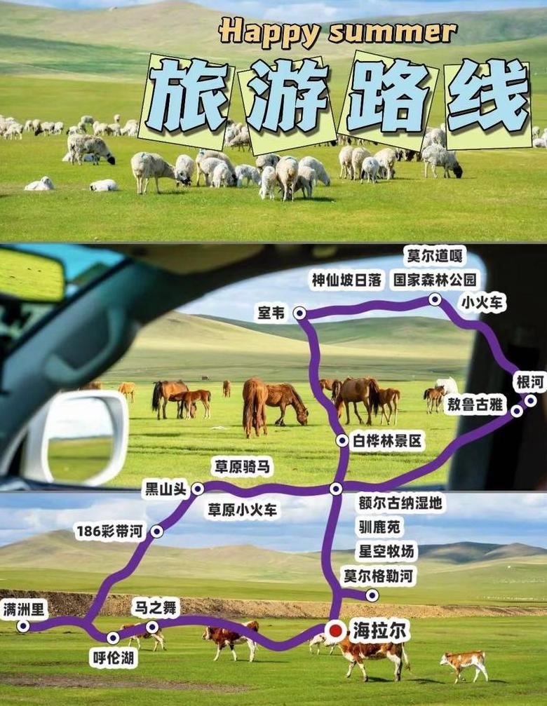 呼伦贝尔草原经典环线四日游全攻略